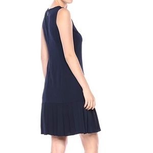NWT Karl Lagerfeld navy blue shift dress